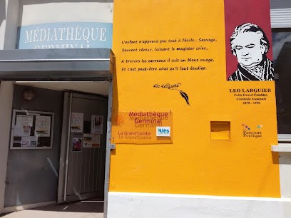 Mediathèque Germinal, Bibliothèque à La Grand-Combe