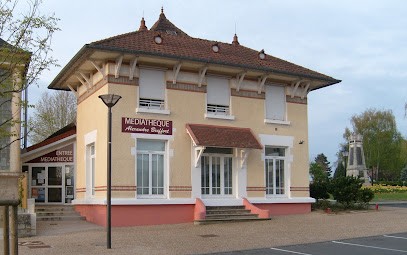 Médiathèque Alexandre Breffort, Bibliothèque à Fourchambault