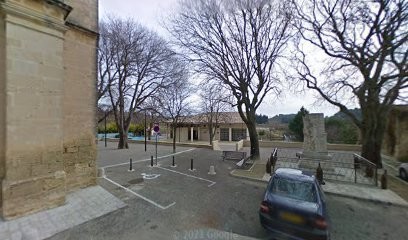 Bibliothèque d'Aujargues, Bibliothèque à Aujargues