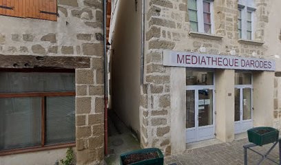 Médiathèque Darodes, Bibliothèque à Saint Antoine l'Abbaye