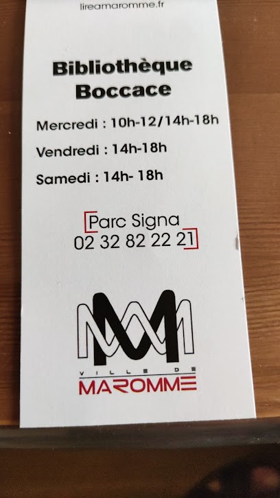Bibliothèque Jean Boccace, Bibliothèque à Maromme