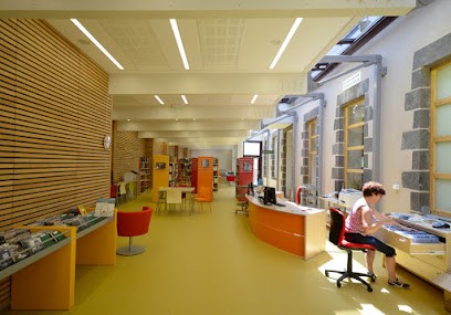 Bibliothèque De Manzat, Bibliothèque à Manzat