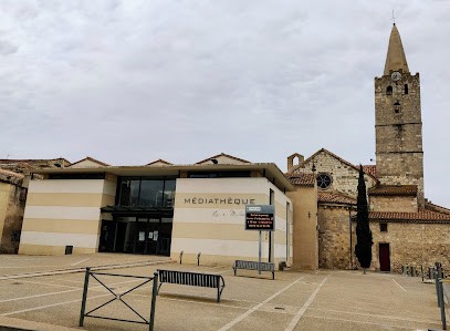 La médiathèque Louis Molveau, Bibliothèque à Cuxac-d'Aude