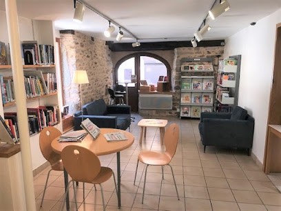 Médiathèque de Rieupeyroux, Bibliothèque à Rieupeyroux