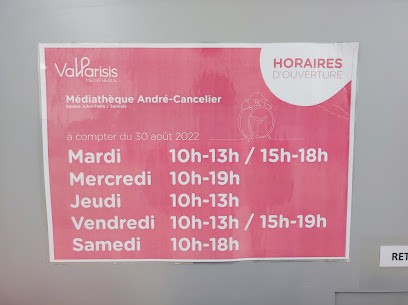 Médiathèque André-Cancelier, Bibliothèque à Sannois